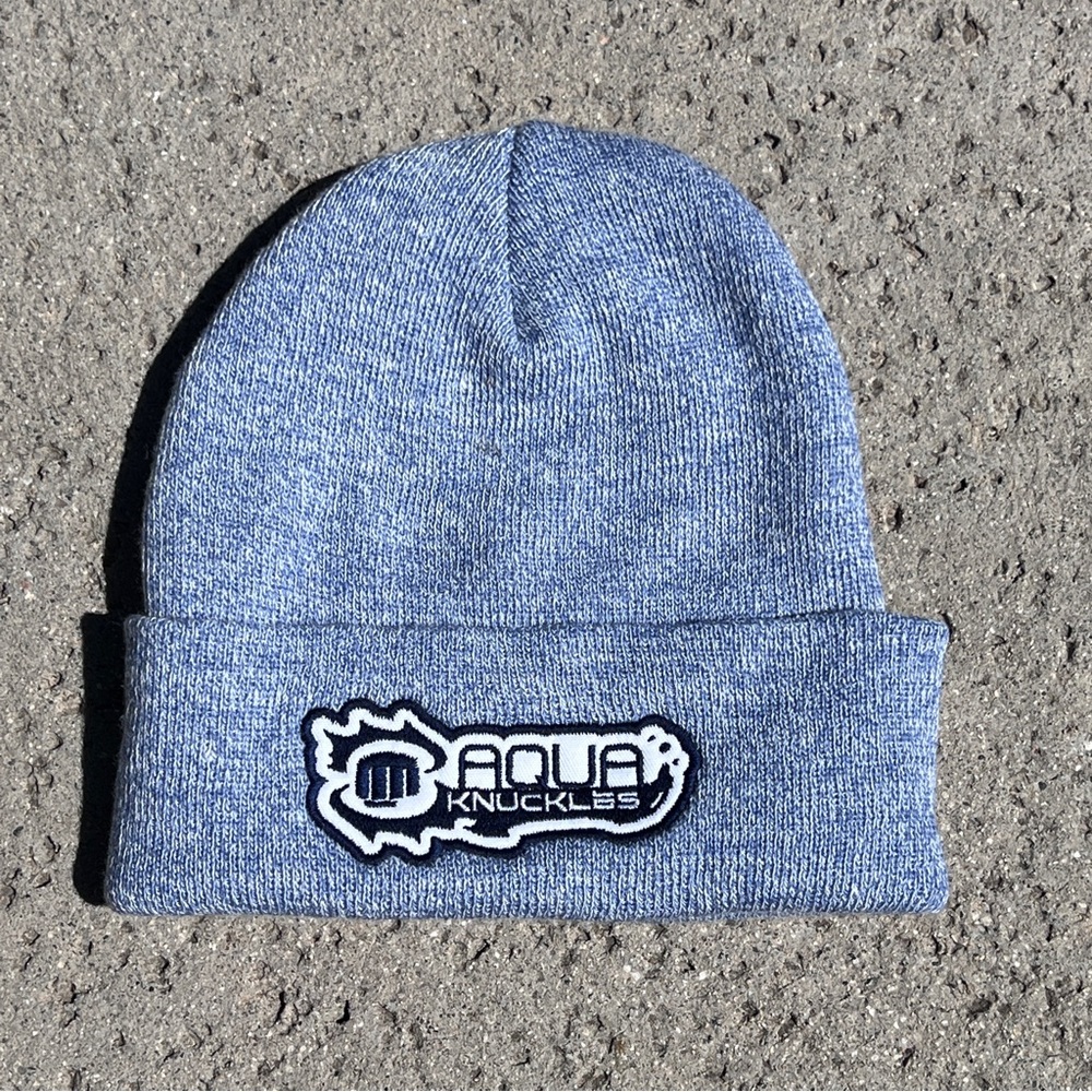 Light Blue Knit Ski Cap